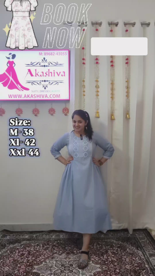 π Powder Blue Grace β One Piece Dress πΌβ¨