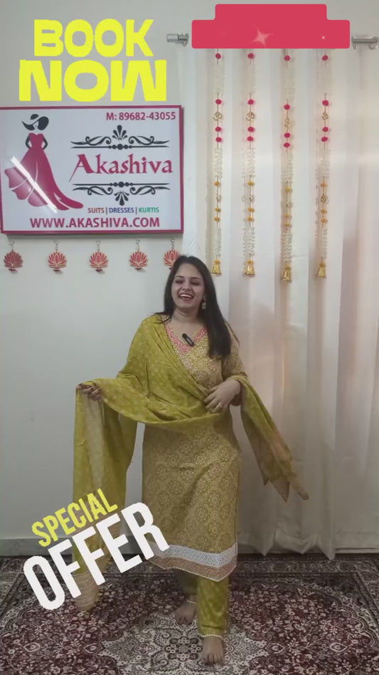 3-Piece Cotton Suit Set