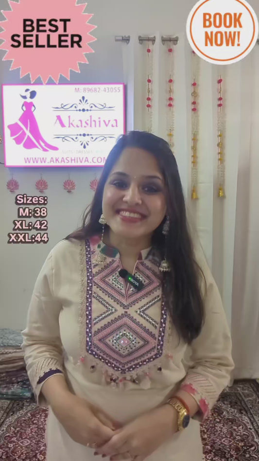 ๐ Subtle yet Striking โ Cream Co-ord Set by Akashiva